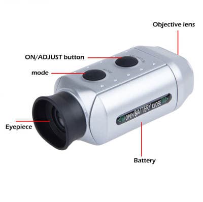 7x18 luneta monocular para golfe medidor eletrônico de distância para golfe (rangefinder)