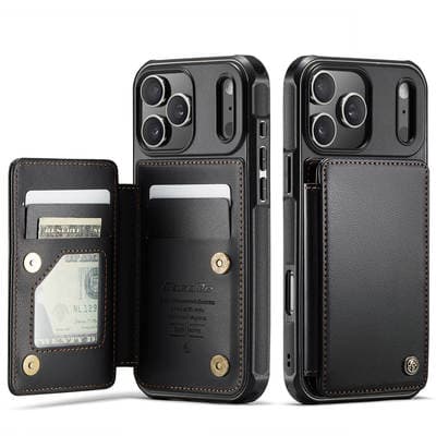 Para a nova capa de telefone iPhone17ProMax Capa de couro para telefone iPhone 16 Capa de carteira Samsung S24