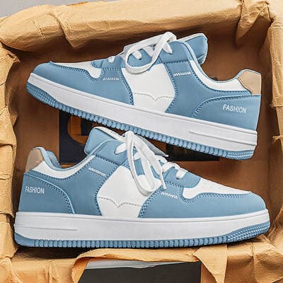 Sapatos masculinos New Spring Pop de 2026 Moda Sapatos de tábua para todos os jogos Sola grossa Resistente ao desgaste Tênis Casual Sapatos de Moda Estudantil Masculino