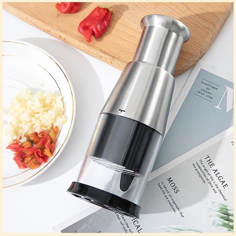 Picador de alimentos manual para cozinha